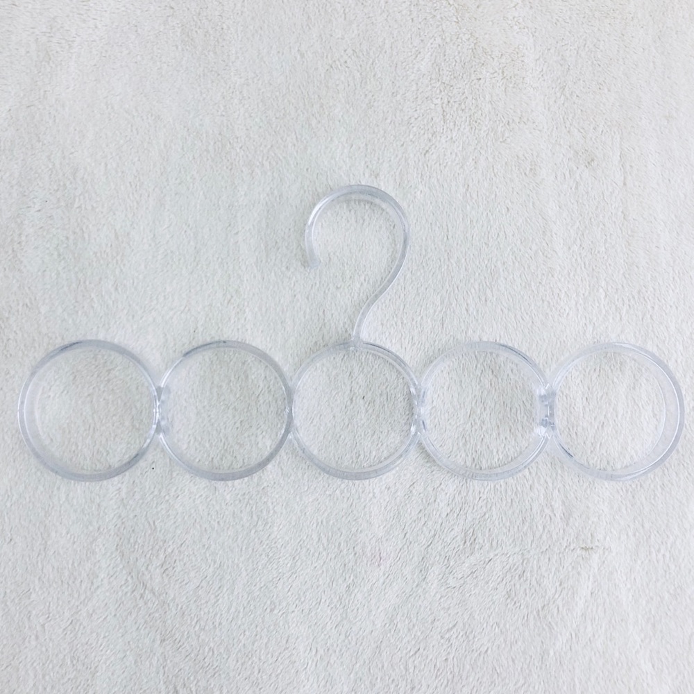 Clear designer hanger brand New organizer